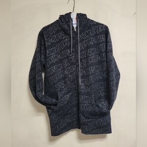 FUCKINGAWESOME allocer print zip up hoodie